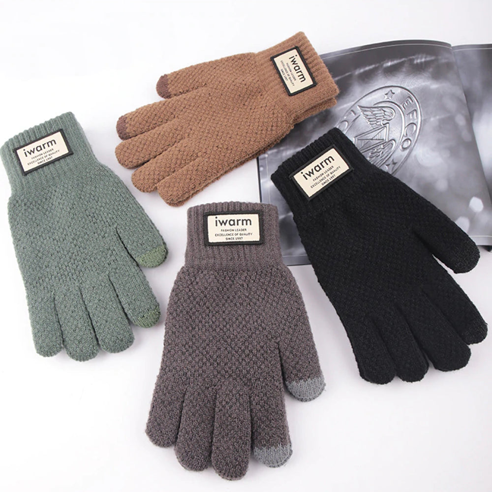 iWarm - Touchscreen Gloves (ST0007) - Wool - Gray
