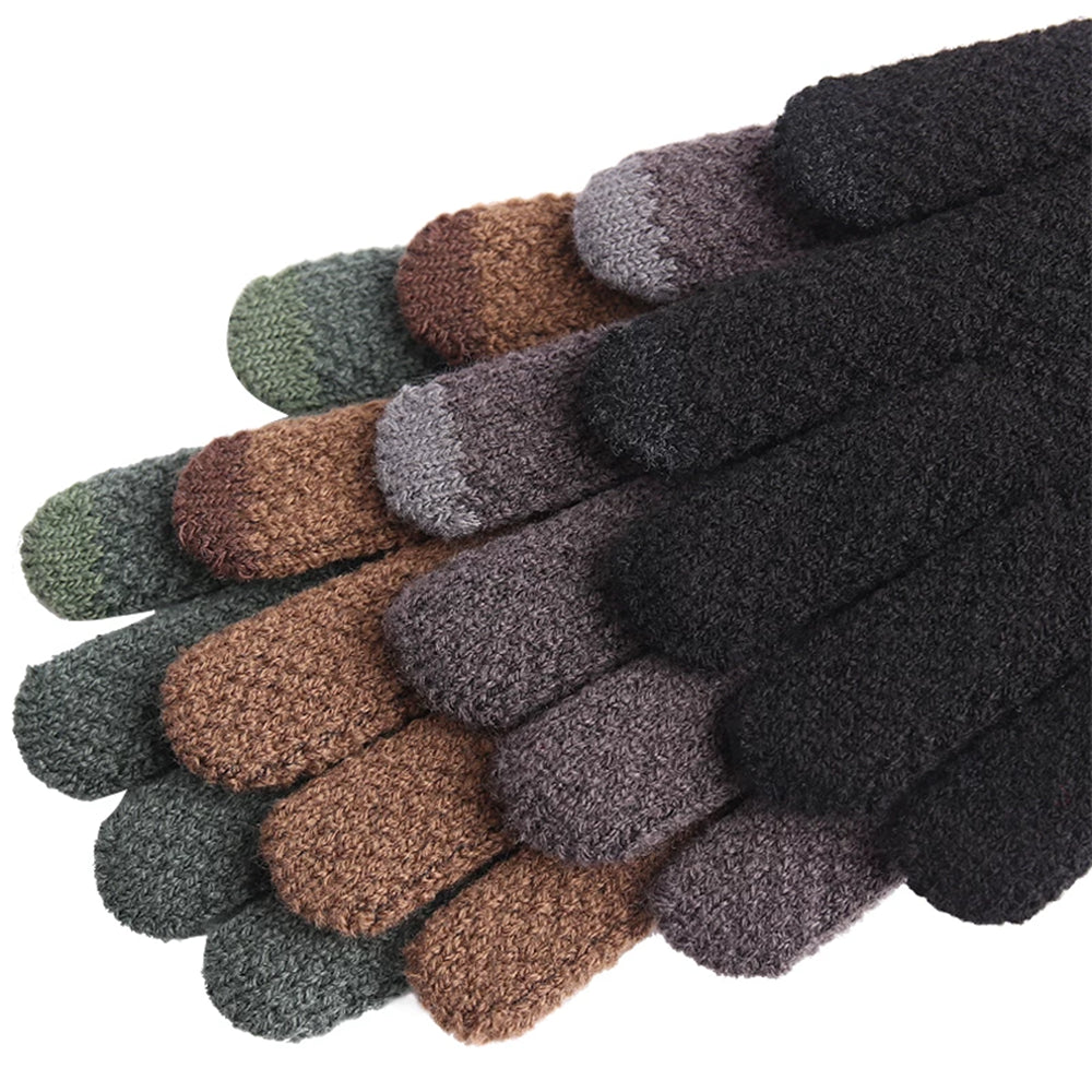 iWarm - Touchscreen Gloves (ST0007) - Wool - Gray