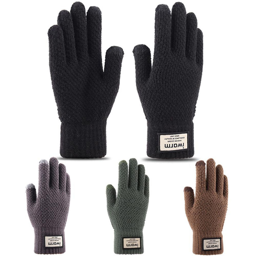 iWarm - Touchscreen Gloves (ST0007) - Wool - Gray