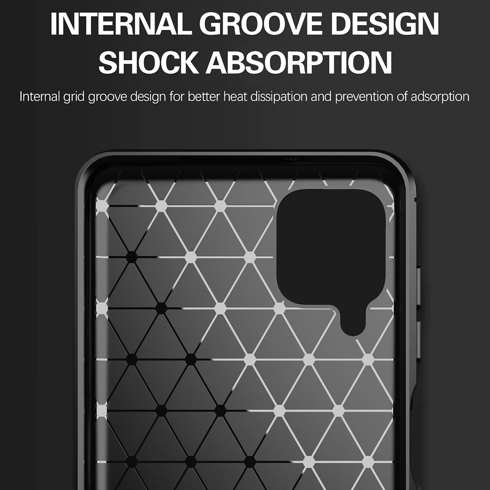 Techsuit - Carbon Silicone - Galaxy A12 / A12 Nacho - Black