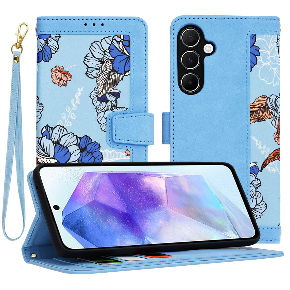 Techsuit - FlipCraft - Samsung Galaxy A55 5G - VibrantÂ Blue