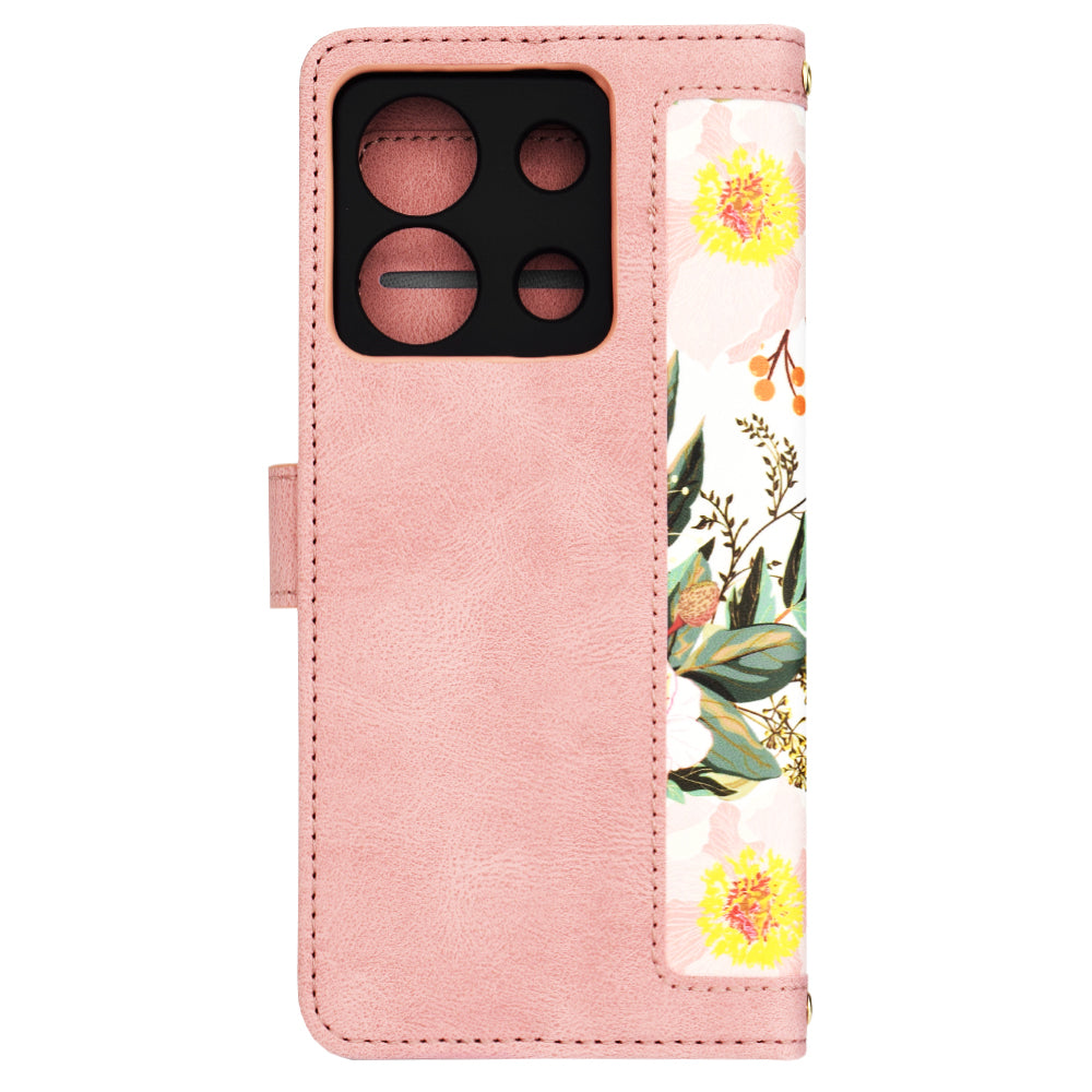 Techsuit - FlipCraft - Xiaomi Redmi Note 13 5G - Sweetheart Pink