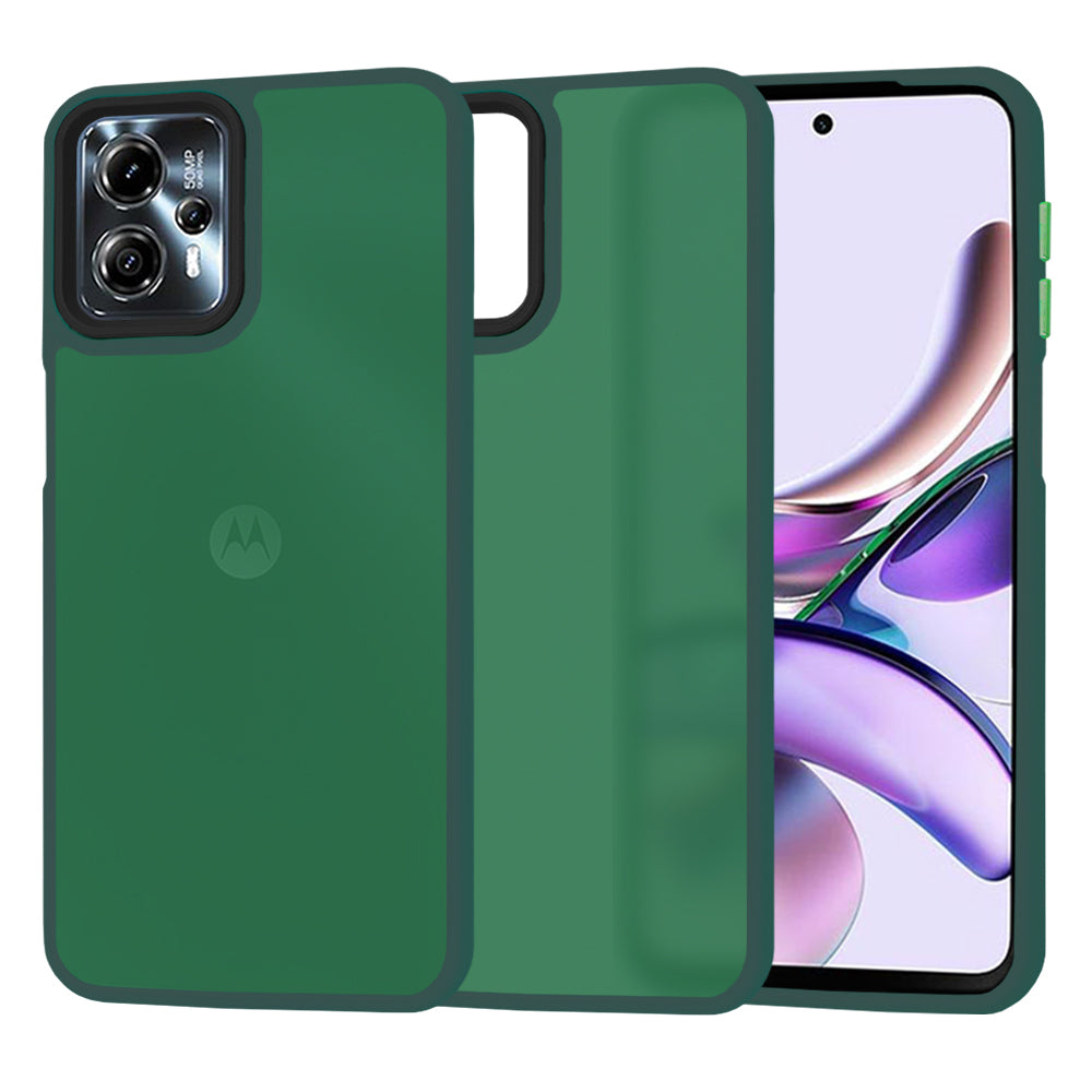 Techsuit - HaloFrostÂ Series - Motorola Moto G13 / G23 - Midnight Green
