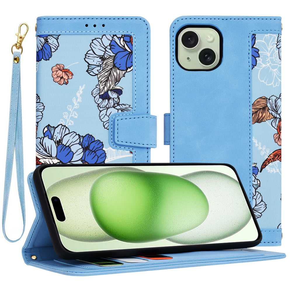 Techsuit - FlipCraft - iPhone 15 Plus - VibrantÂ Blue