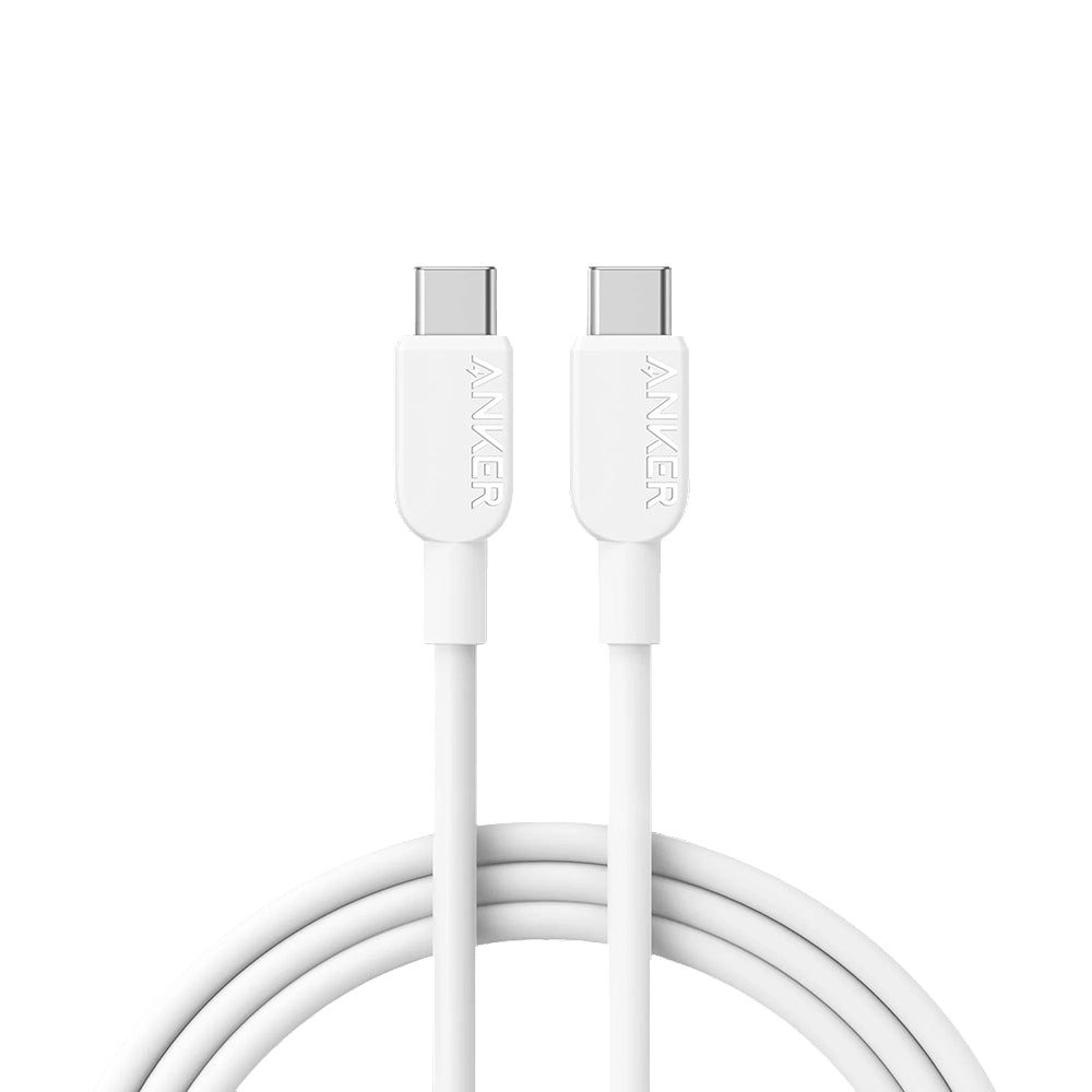 Anker - Data Cable 310 (A81D6H21) - Type-C to Type-C, 240W, 1.8m - White