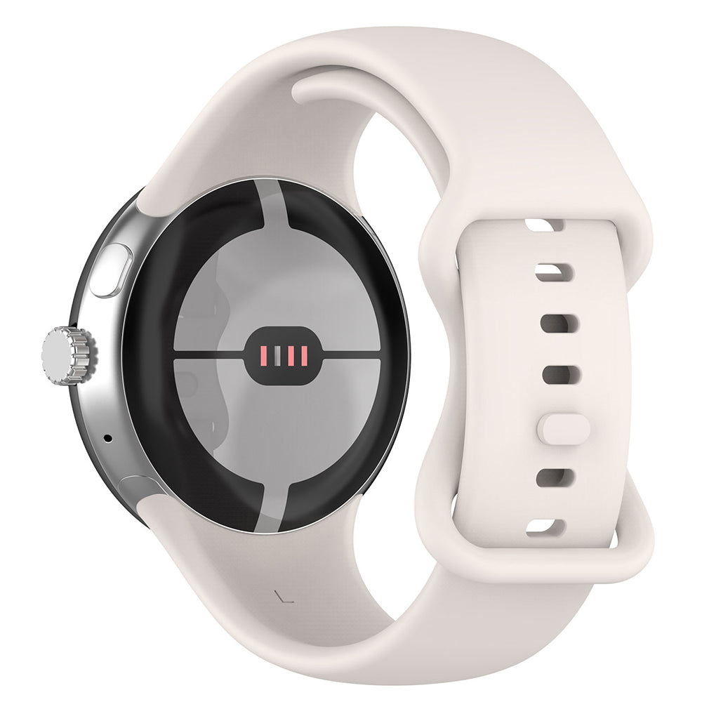 Techsuit - Watchband (W031) - Google Pixel Watch / Watch 2 / Watch 3 41mm - Creamy White