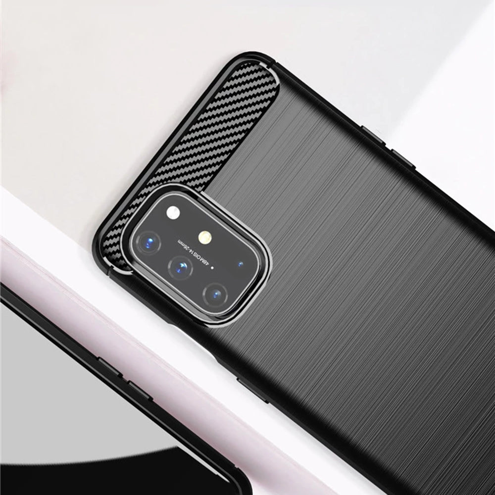 TechSuit - Carbon Silicone - OnePlus 8T - Black