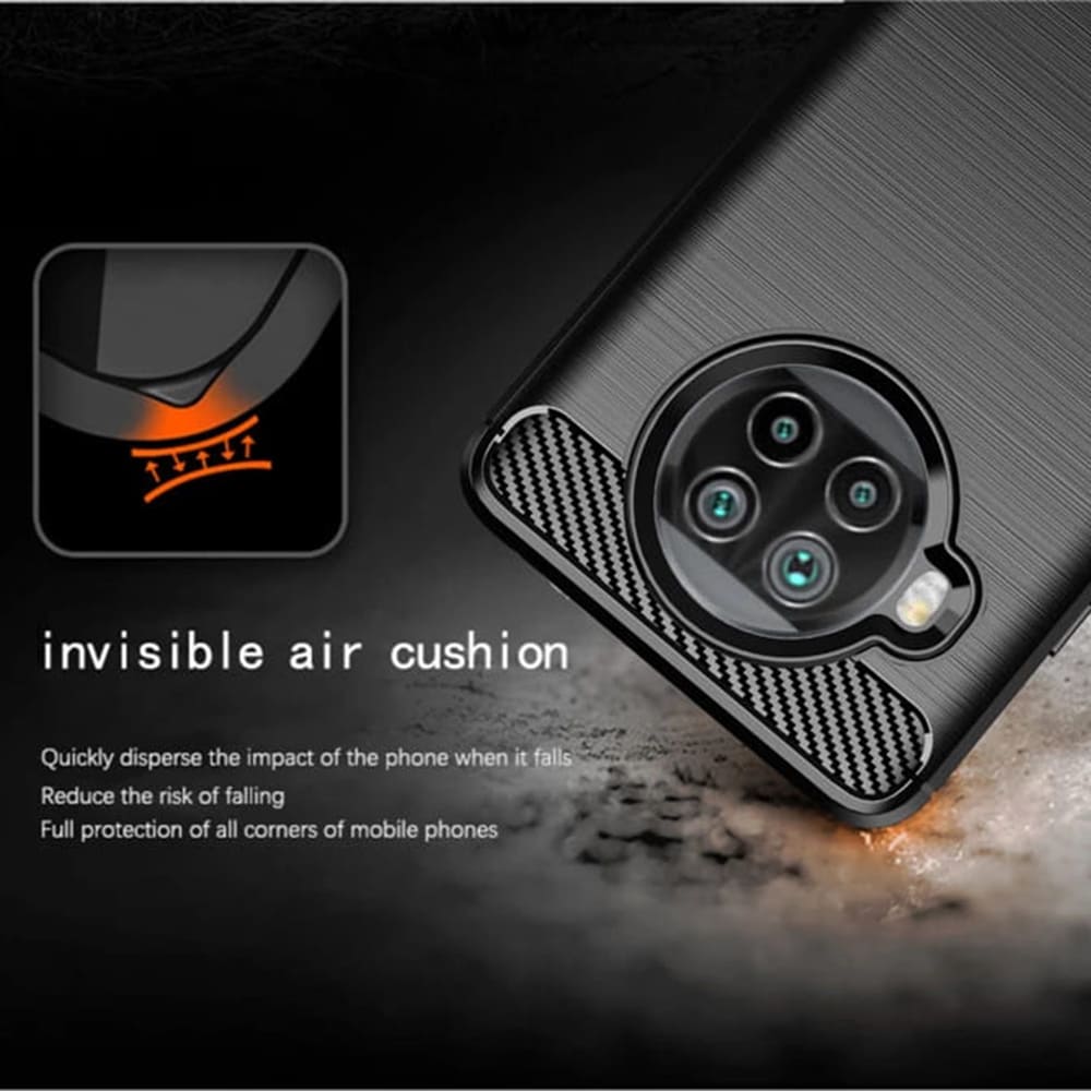TechSuit - Carbon Silicone - Xiaomi Mi 10T Lite 5G - Black