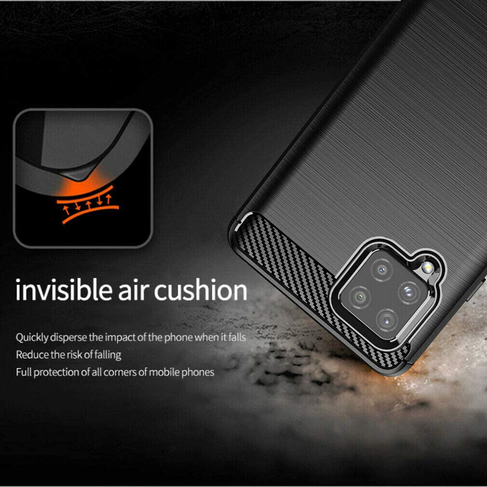 TechSuit - Carbon Silicone - Galaxy A42 5G - Black