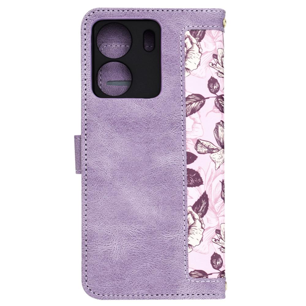 Techsuit - FlipCraft - Xiaomi Redmi 13C 4G / Poco C65 - Mysterious Purple