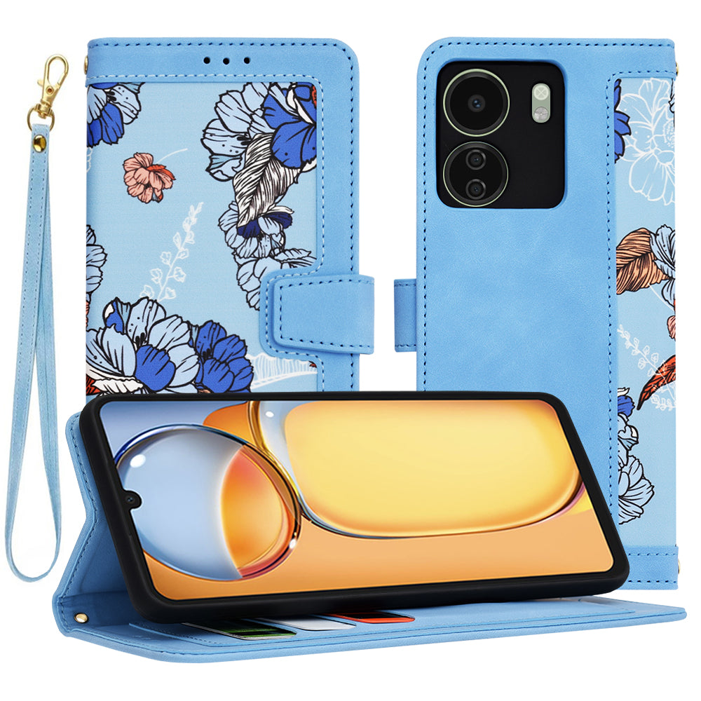 Techsuit - FlipCraft - Xiaomi Redmi 13C 4G / Poco C65 - VibrantÂ Blue