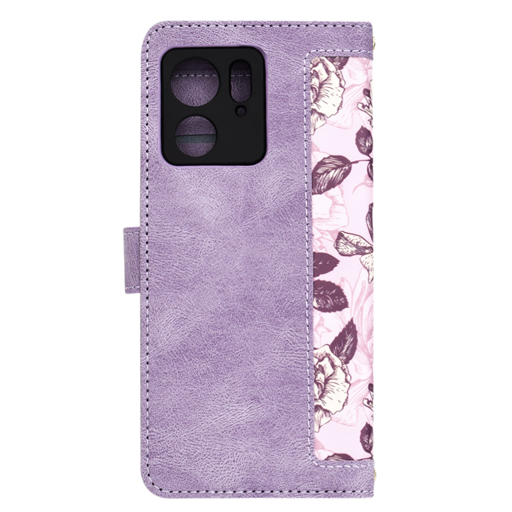 Techsuit - FlipCraft - Motorola Edge 40 / Edge (2023) - Mysterious Purple