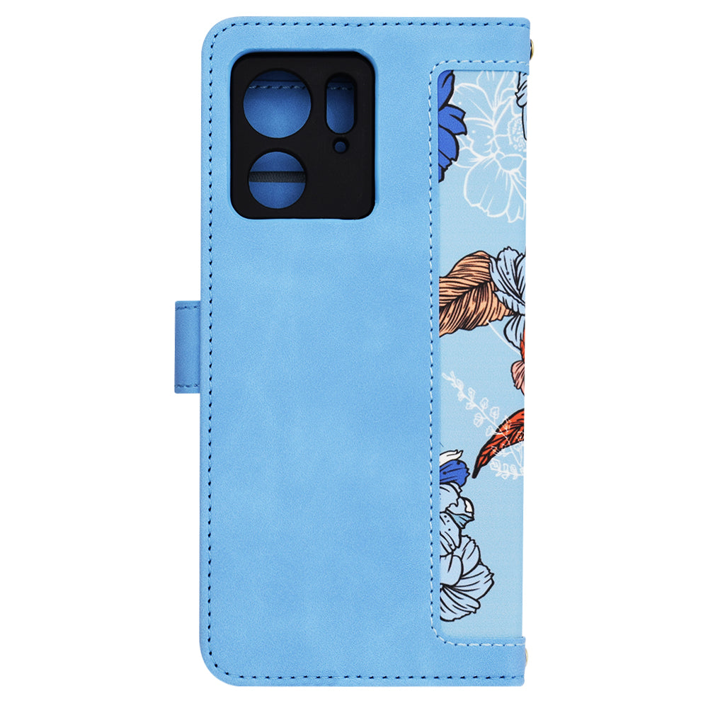 Techsuit - FlipCraft - Motorola Edge 40 / Edge (2023) - Vibrant Blue
