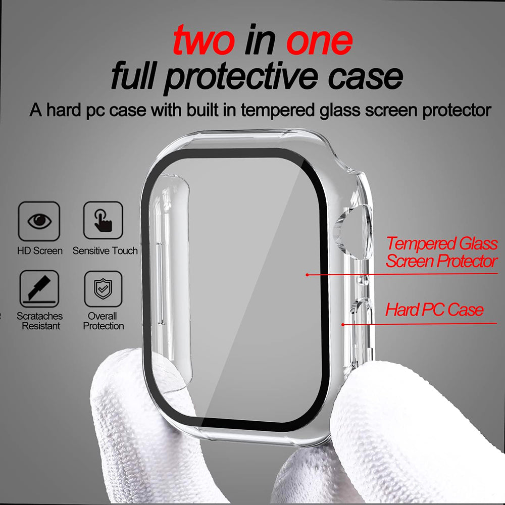 Techsuit - Defense360 Pro - Apple Watch 7 (41mm) - Clear