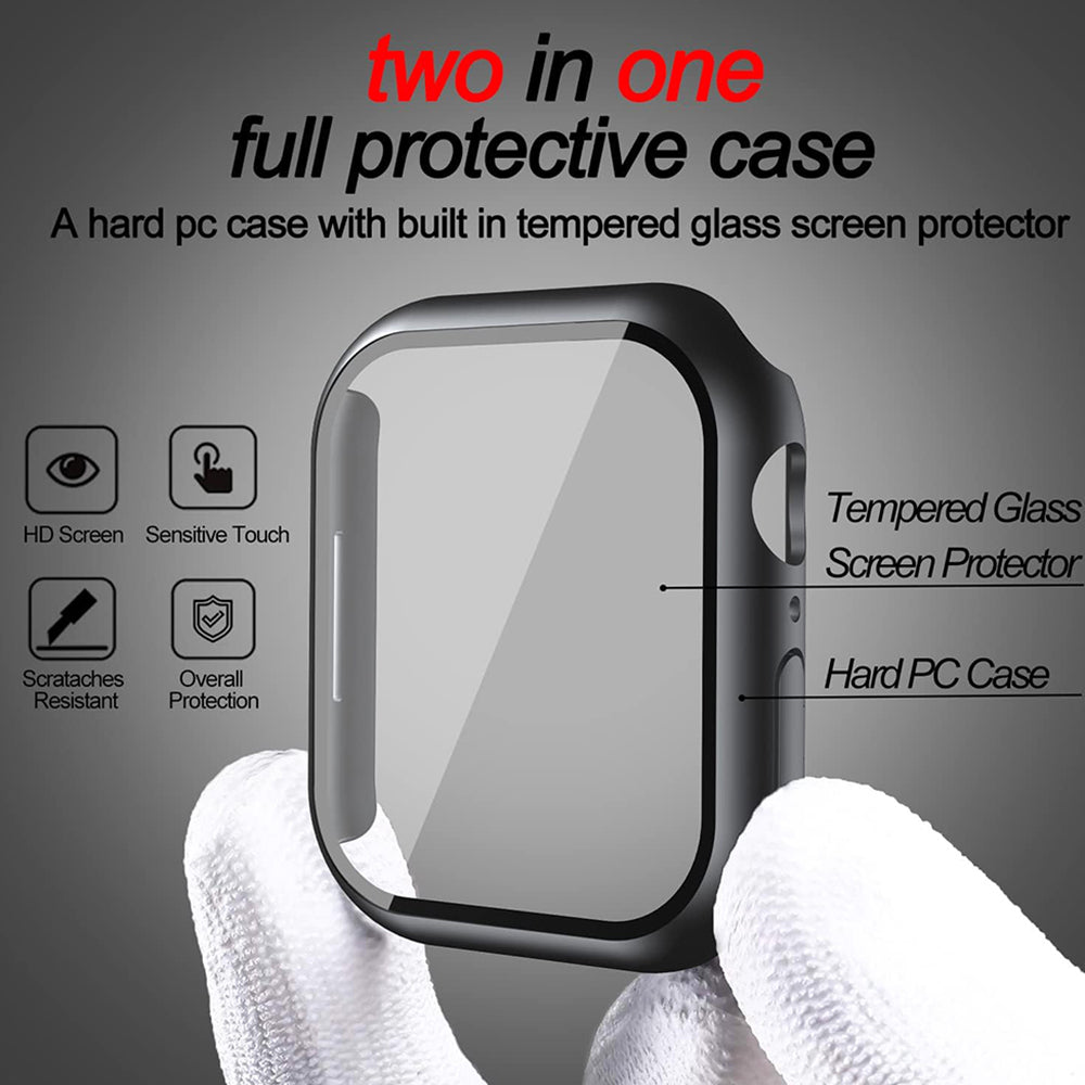 Techsuit - Defense360 Pro - Apple Watch 7 (41mm) - Black