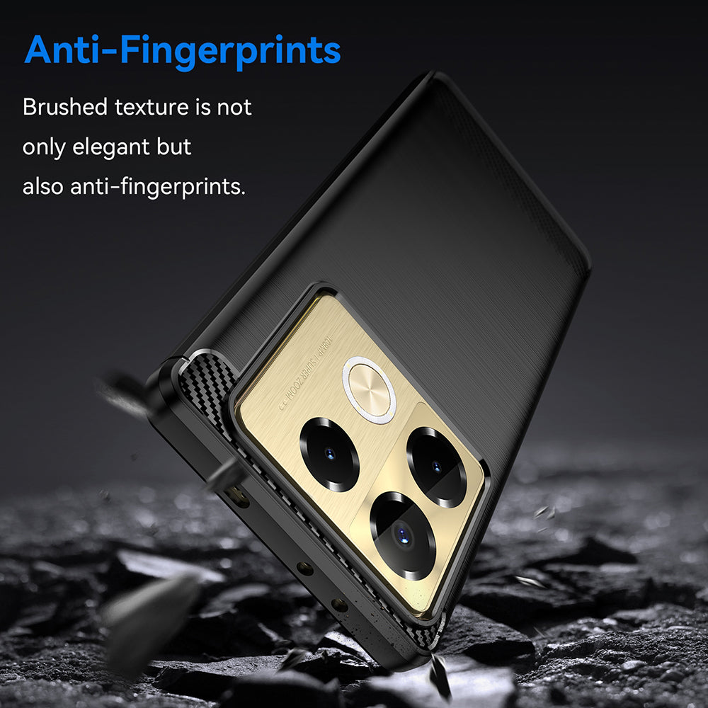 Techsuit - Carbon Silicone - Infinix Note 40 Pro+ - Black