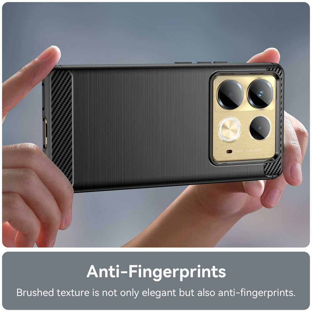 Techsuit - Carbon Silicone - Infinix Note 40 - Black