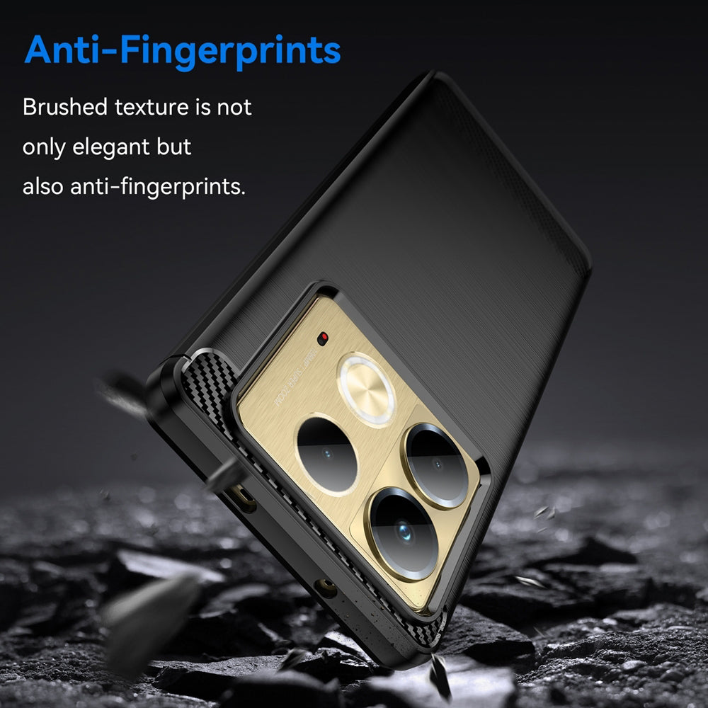 Techsuit - Carbon Silicone - Infinix Note 40 - Black