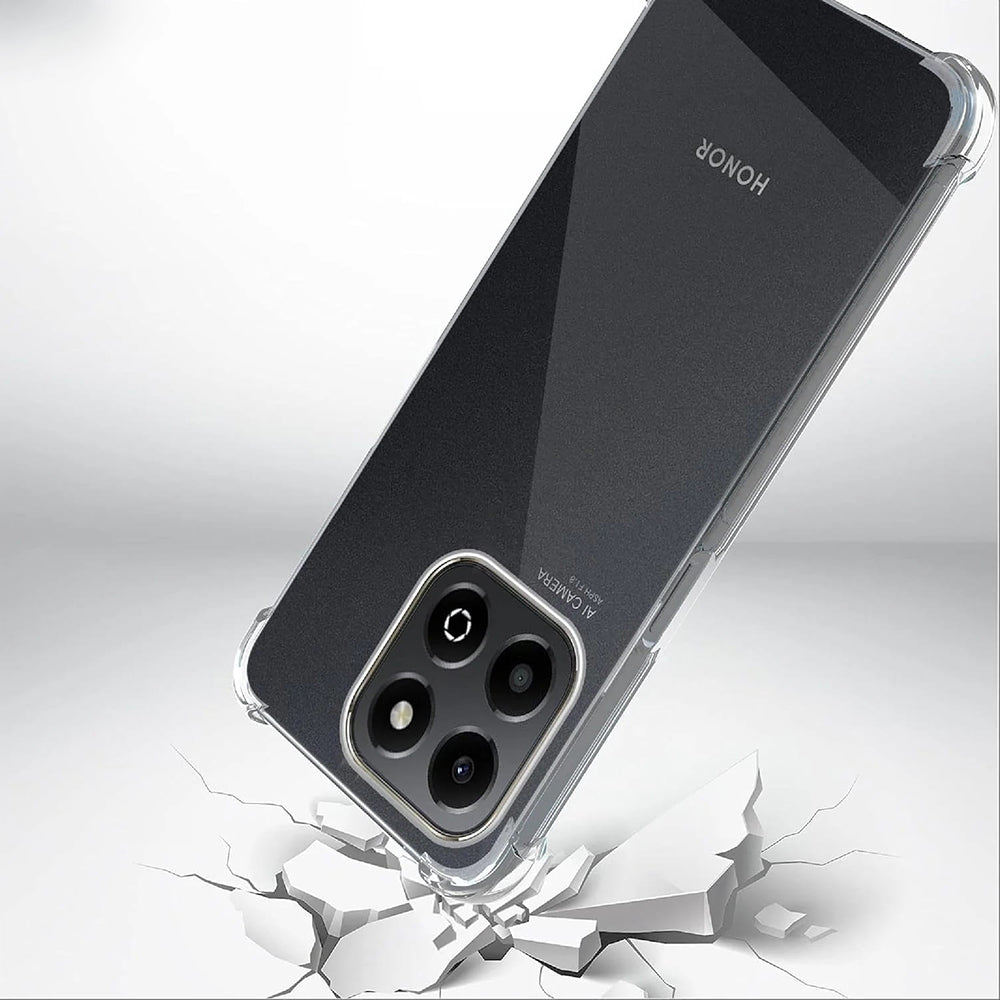 Techsuit - Shockproof Clear Silicone - Honor X6b - Clear