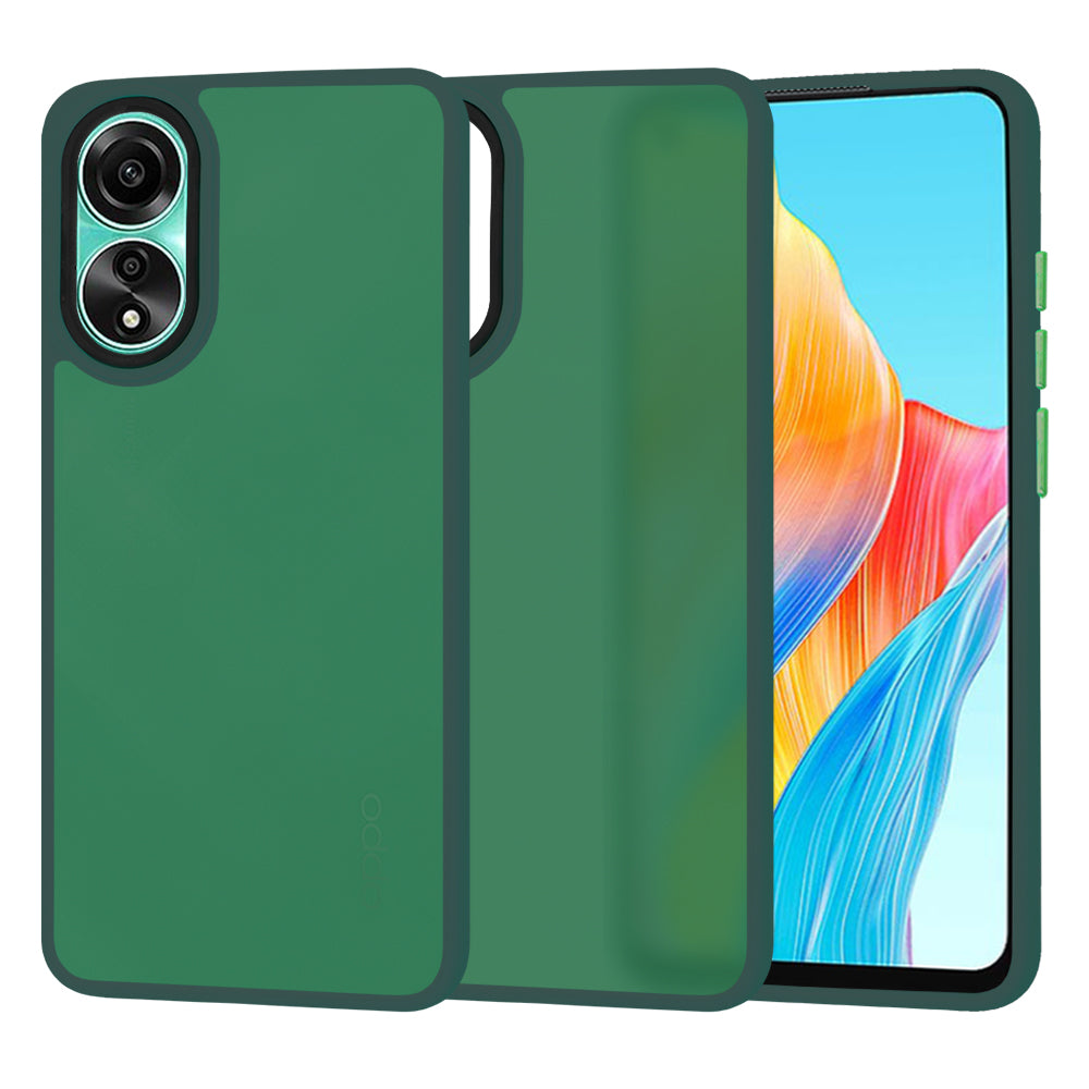 Techsuit - HaloFrostÂ Series - Oppo A78 4G - Midnight Green