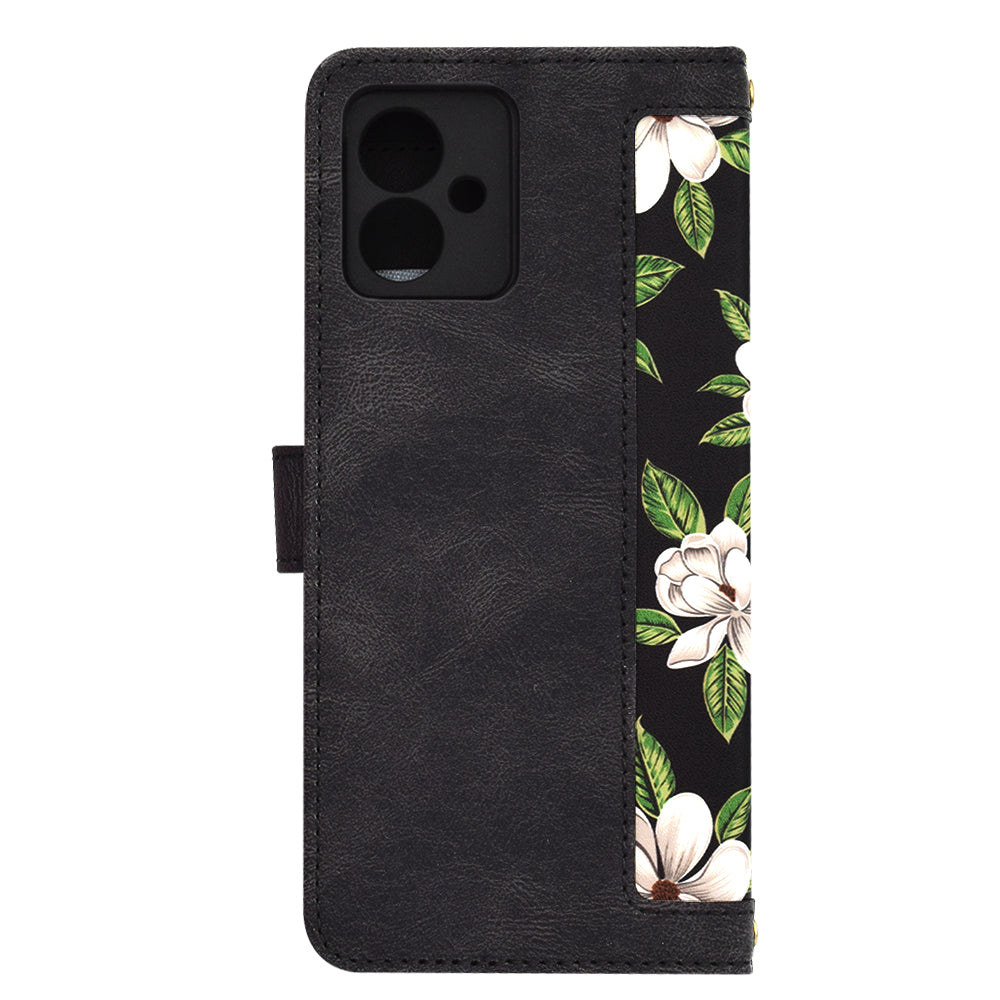 Techsuit - FlipCraft - Motorola Moto G14 - Flowers of the Dawn
