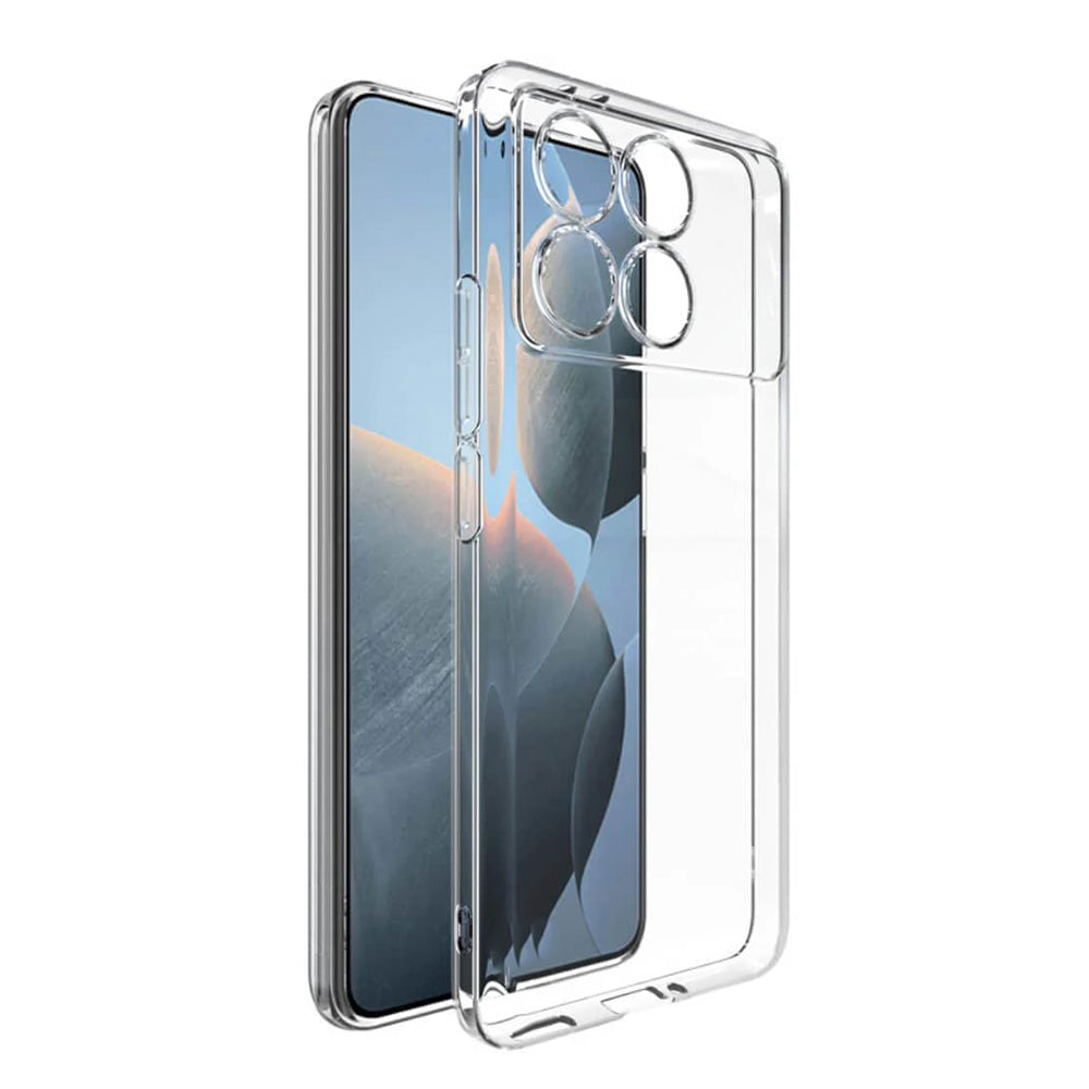 Techsuit - Clear Silicone - Xiaomi Poco F6 Pro - Transparent