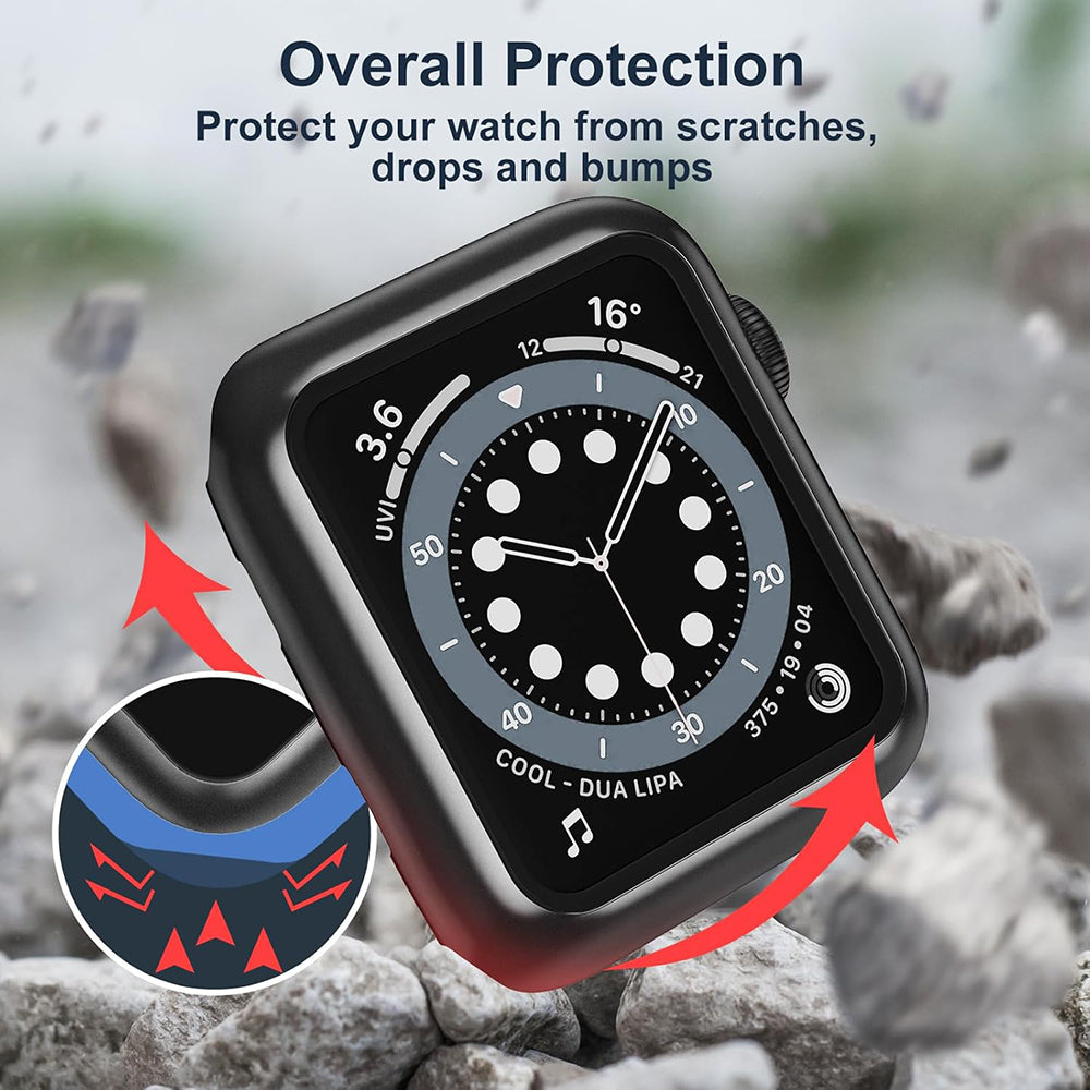 Techsuit - Defense360 Pro - Apple Watch 1 / 2 / 3 (38mm) - Black