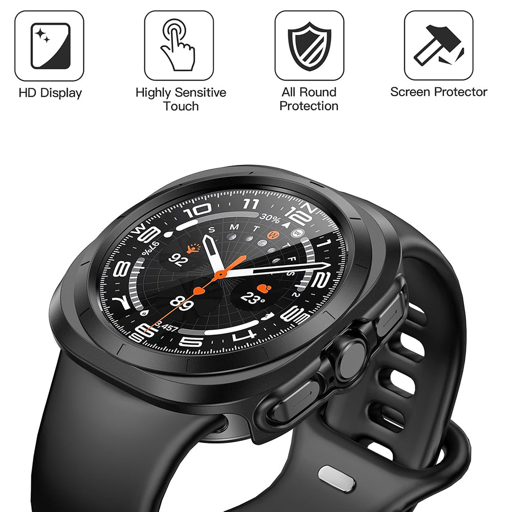 Techsuit - Defense360 Pro - Galaxy Watch Ultra (47mm) - Black