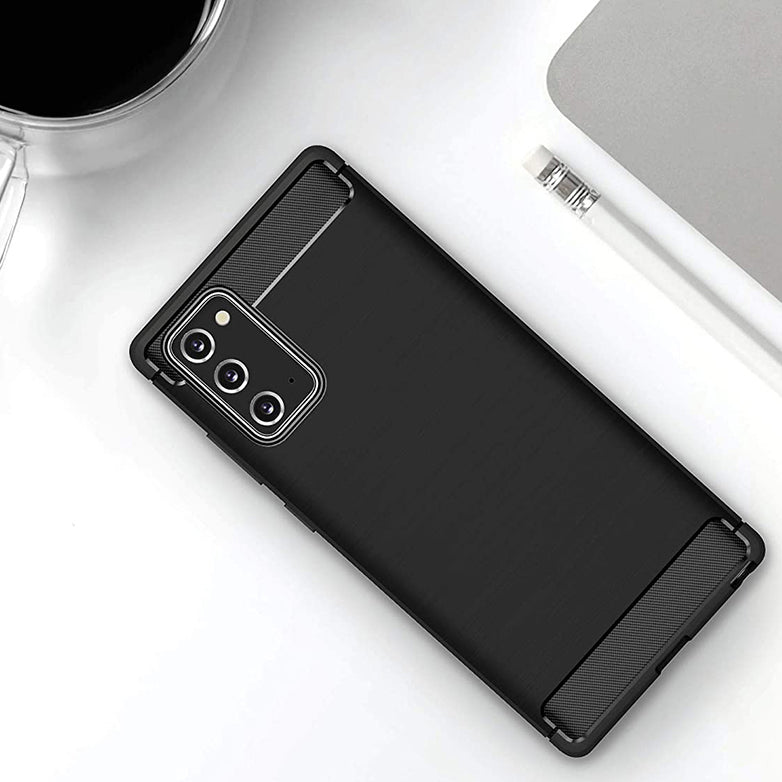Techsuit - Carbon Silicone - Galaxy Note 20 / Note 20 5G - Black