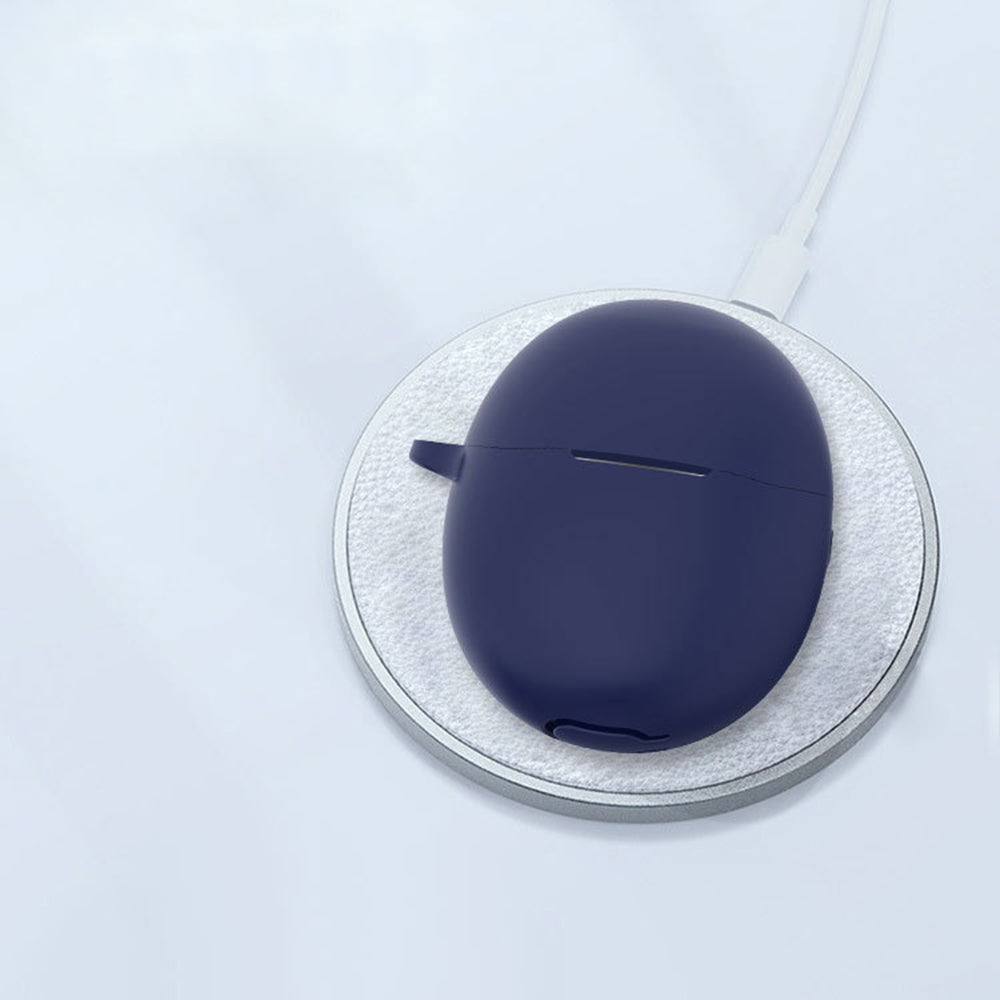 Techsuit - Silicone Case - for Huawei FreeBuds 5, Smooth Ultrathin Material - Black