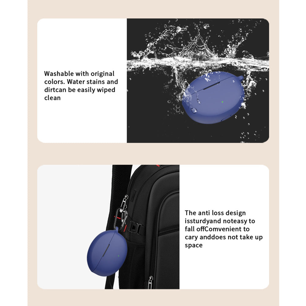 Techsuit - Silicone Case - for OnePlus Nord Buds 3 Pro, Smooth Ultrathin Material - Black