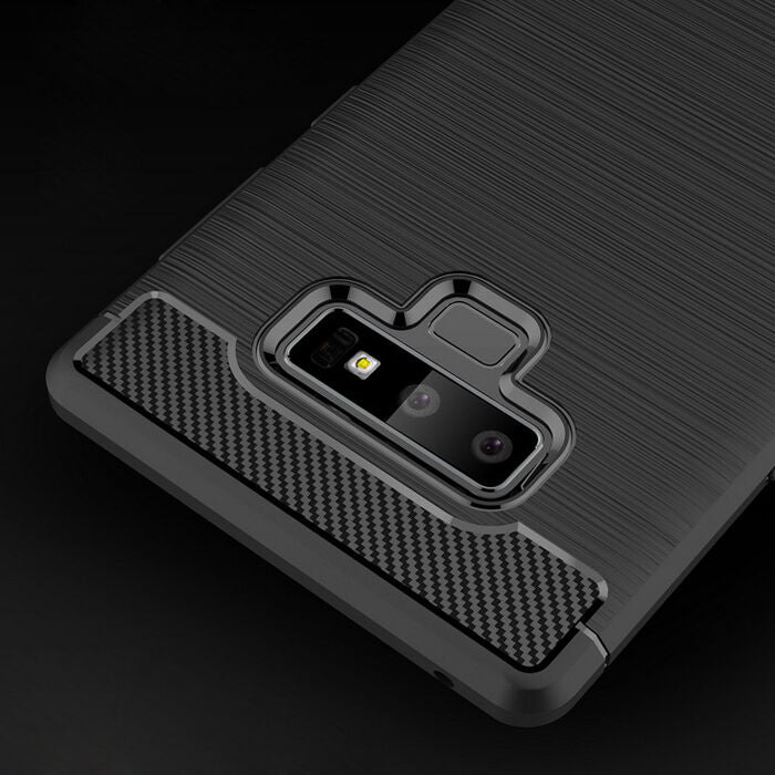 Techsuit - Carbon Silicone - Galaxy Note 9 - Black