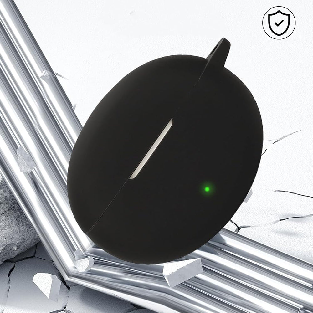 Techsuit - Silicone Case - for OnePlus Nord Buds 3 Pro, Smooth Ultrathin Material - Black