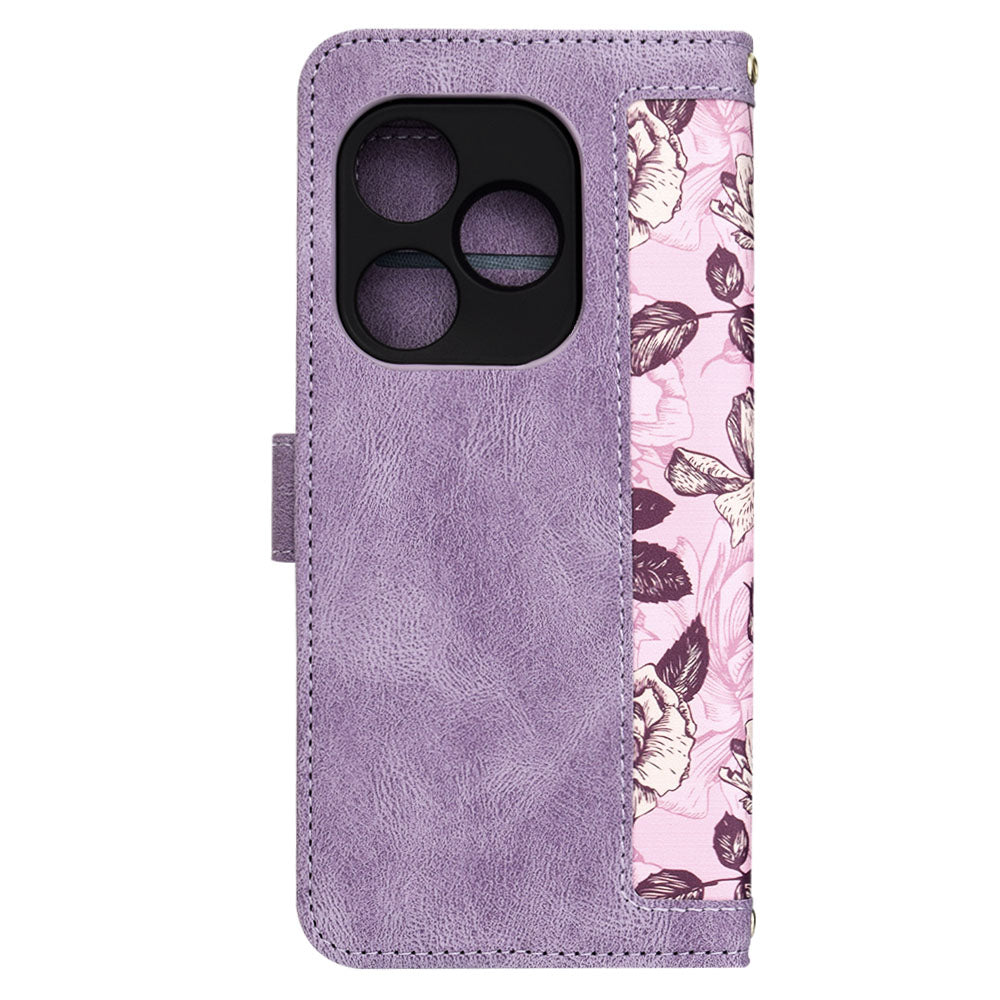 Techsuit - FlipCraft - Realme  GT 6 / GT 6T - Mysterious Purple