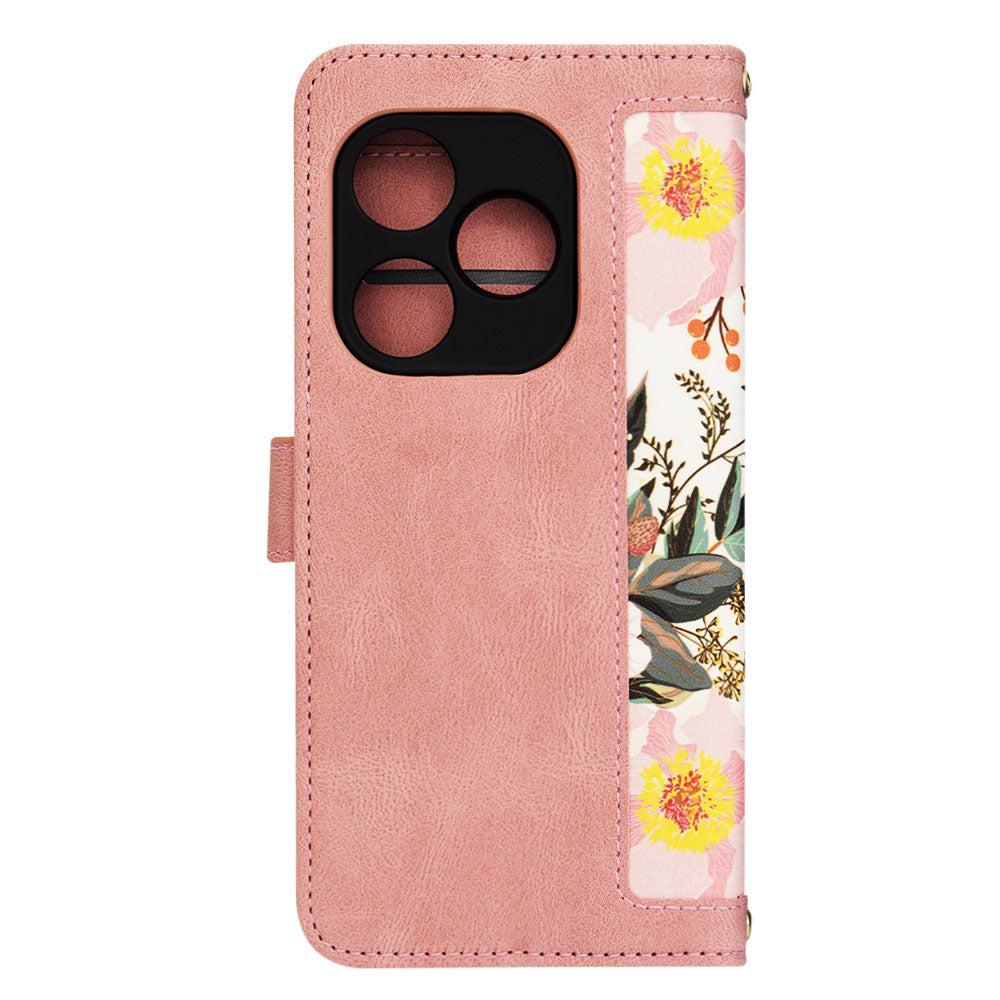 Techsuit - FlipCraft - Realme  GT 6 / GT 6T - Sweetheart Pink