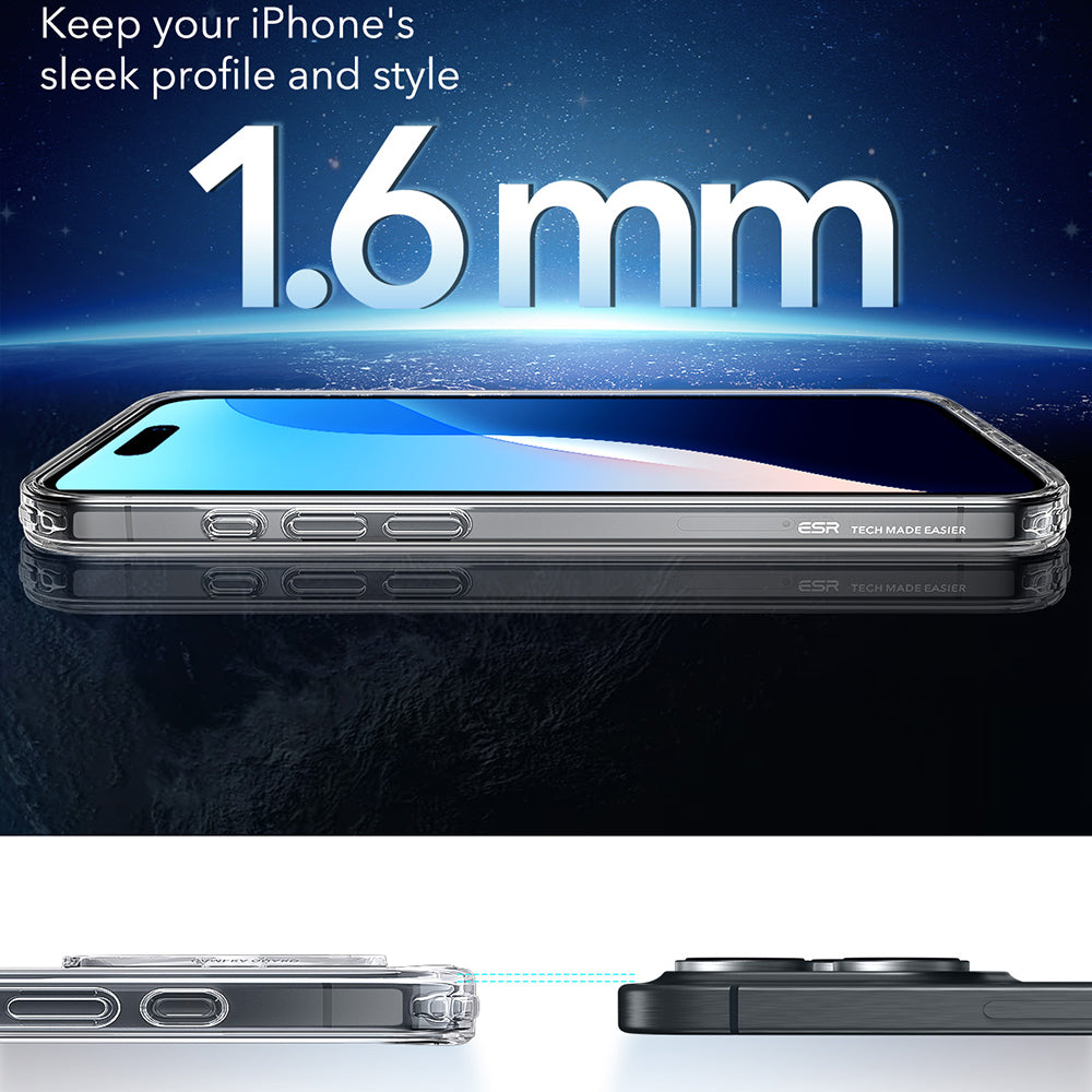 ESR - Classic Hybrid HaloLock - iPhone 16 Pro - Clear