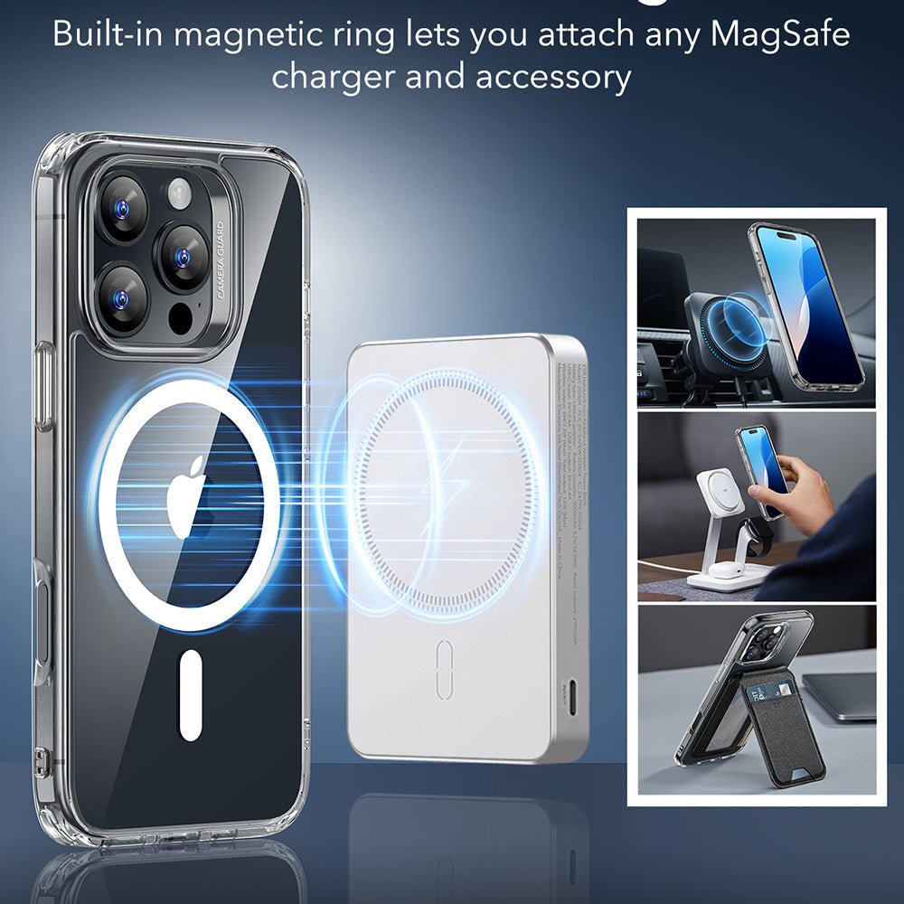 ESR - Classic Hybrid HaloLock - iPhone 16 Pro - Clear