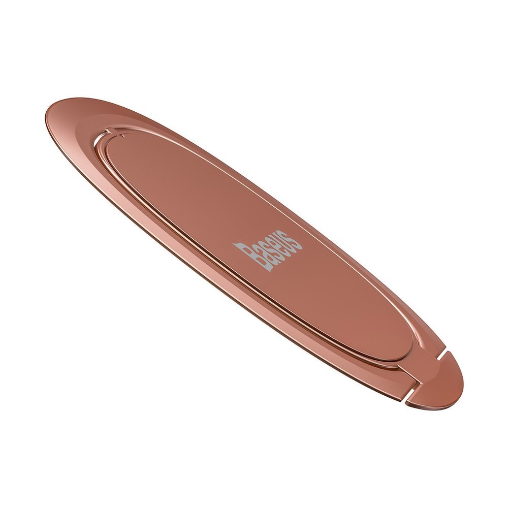 Baseus - Phone Ring Invizible (SUYB-0R) - Standing and Folding Feature, 360° Rotating, Ultra-Thin, 3M Adhesive - Rose Gold