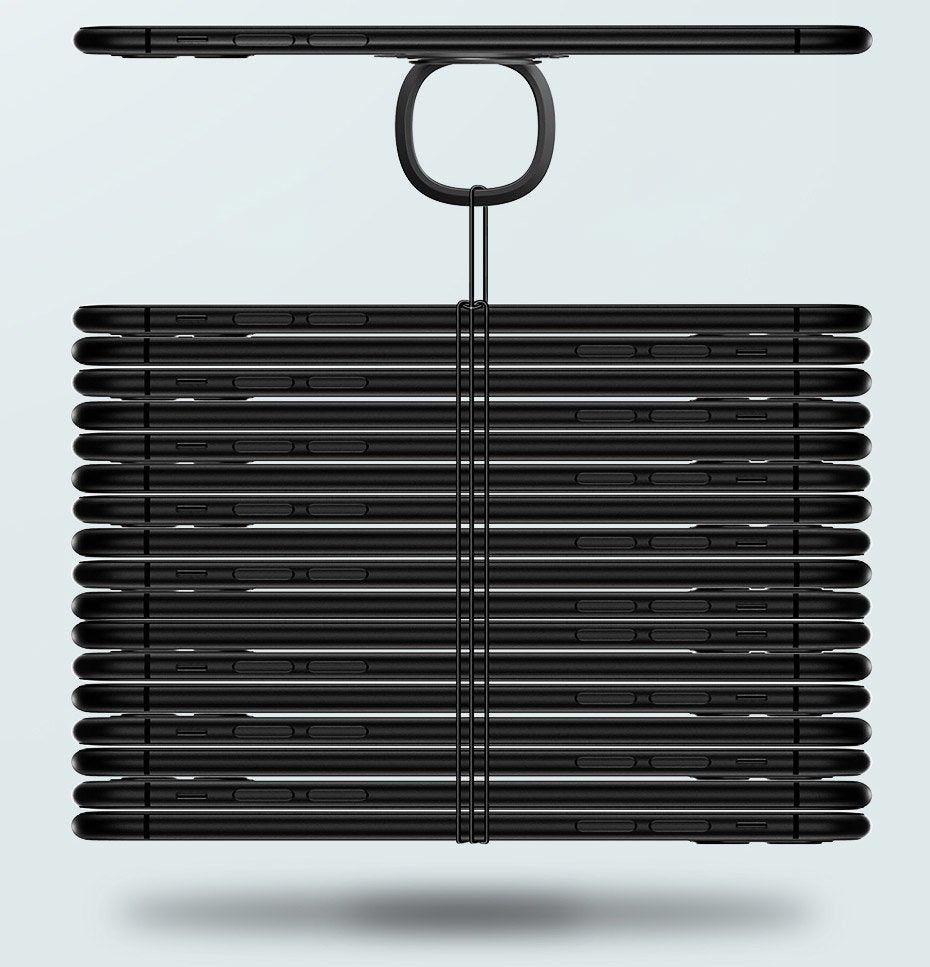 Baseus - Phone Ring Invizible (SUYB-0R) - Standing and Folding Feature, 360° Rotating, Ultra-Thin, 3M Adhesive - Rose Gold