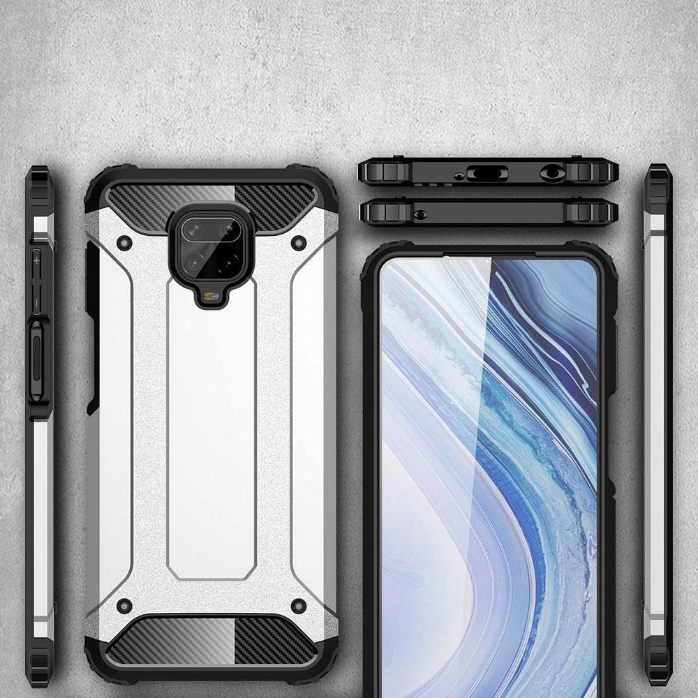 Techsuit - Hybrid Armor - Xiaomi Redmi Note 9S / Note 9 Pro / Note 9 Pro Max - Black