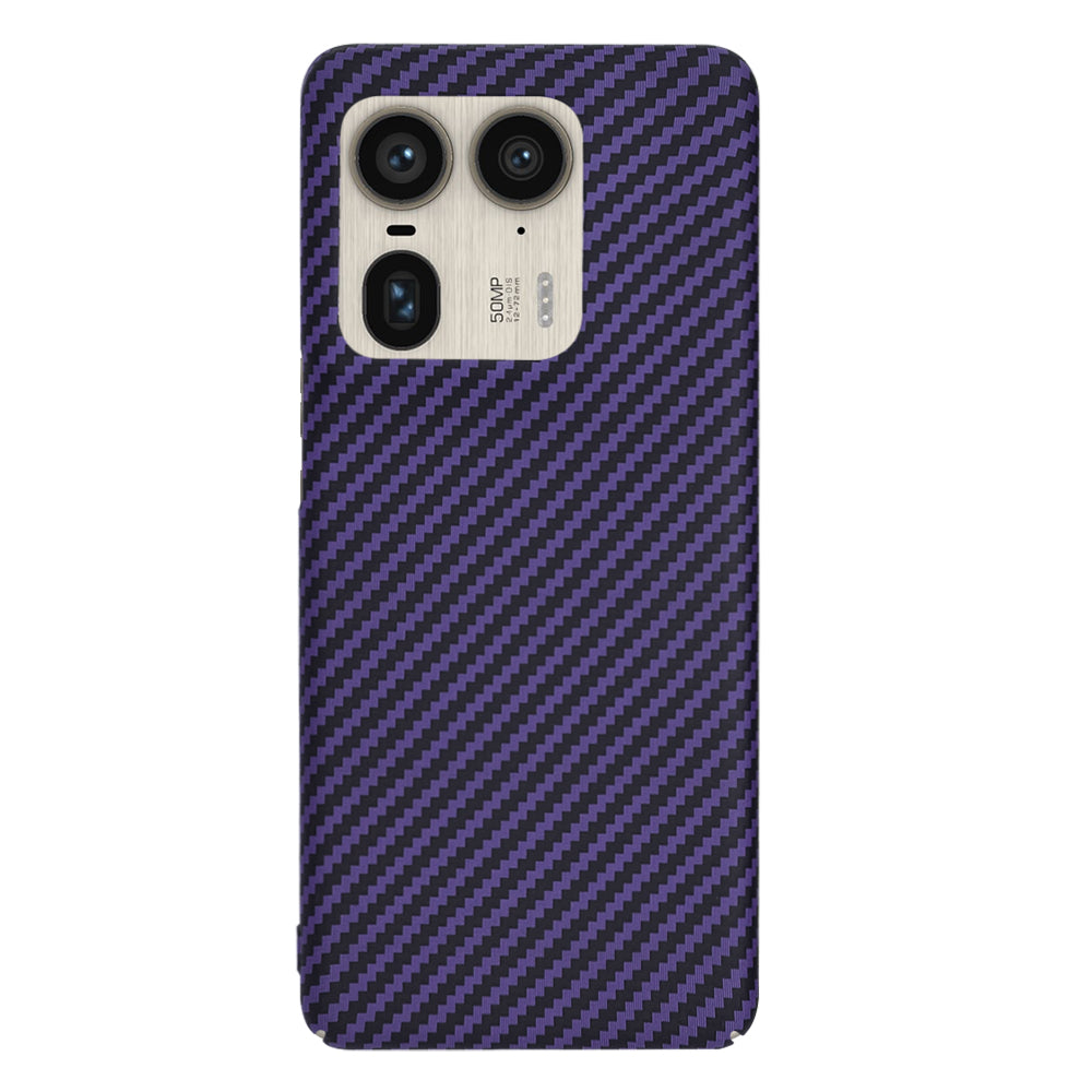 Techsuit - Carbonite FiberShell - Motorola Edge 50 Ultra - Purple