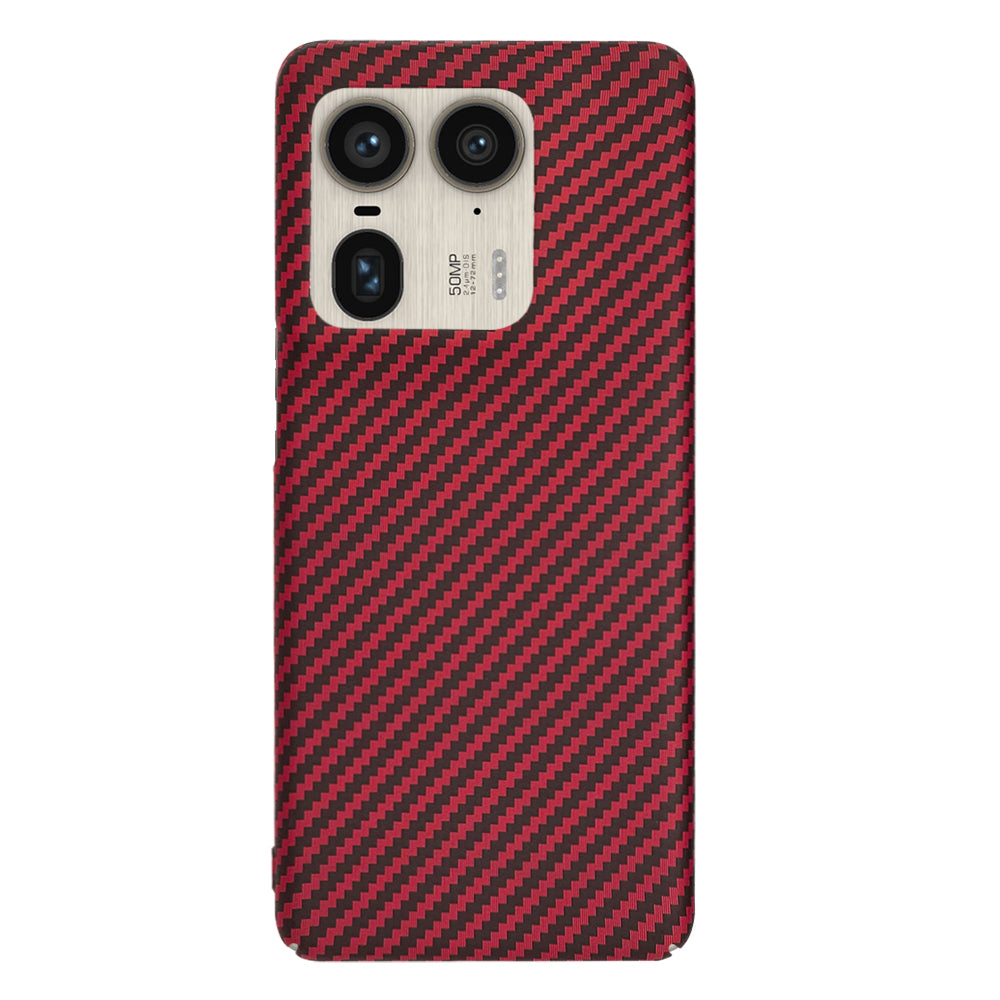 Techsuit - Carbonite FiberShell - Motorola Edge 50 Ultra - Red