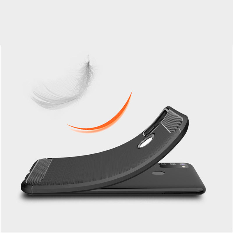 Techsuit - Carbon Silicone - Galaxy M21 / M30S - Black