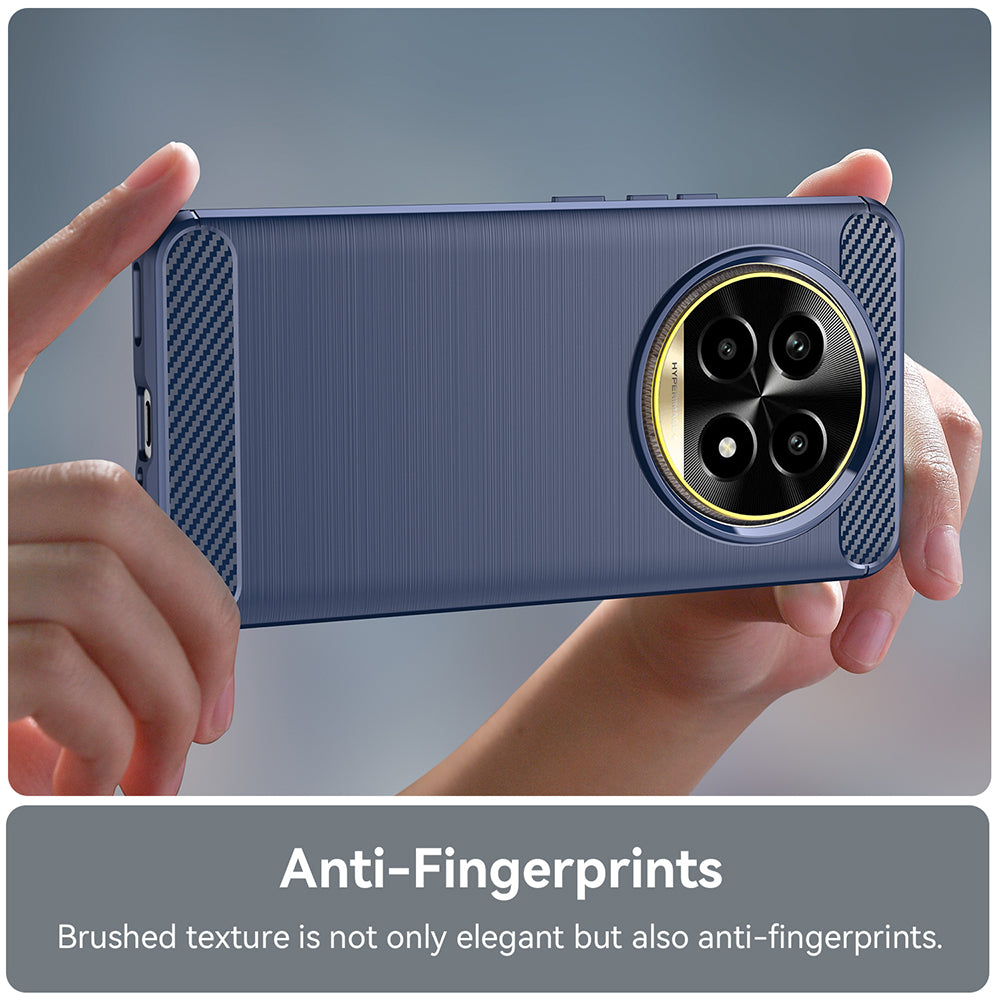 Techsuit - Carbon Silicone - Realme 13 Pro / 13 Pro+ - Blue