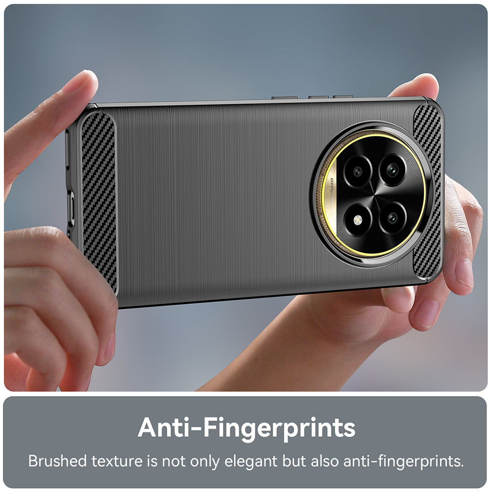 Techsuit - Carbon Silicone - Realme 13 Pro / 13 Pro+ - Black