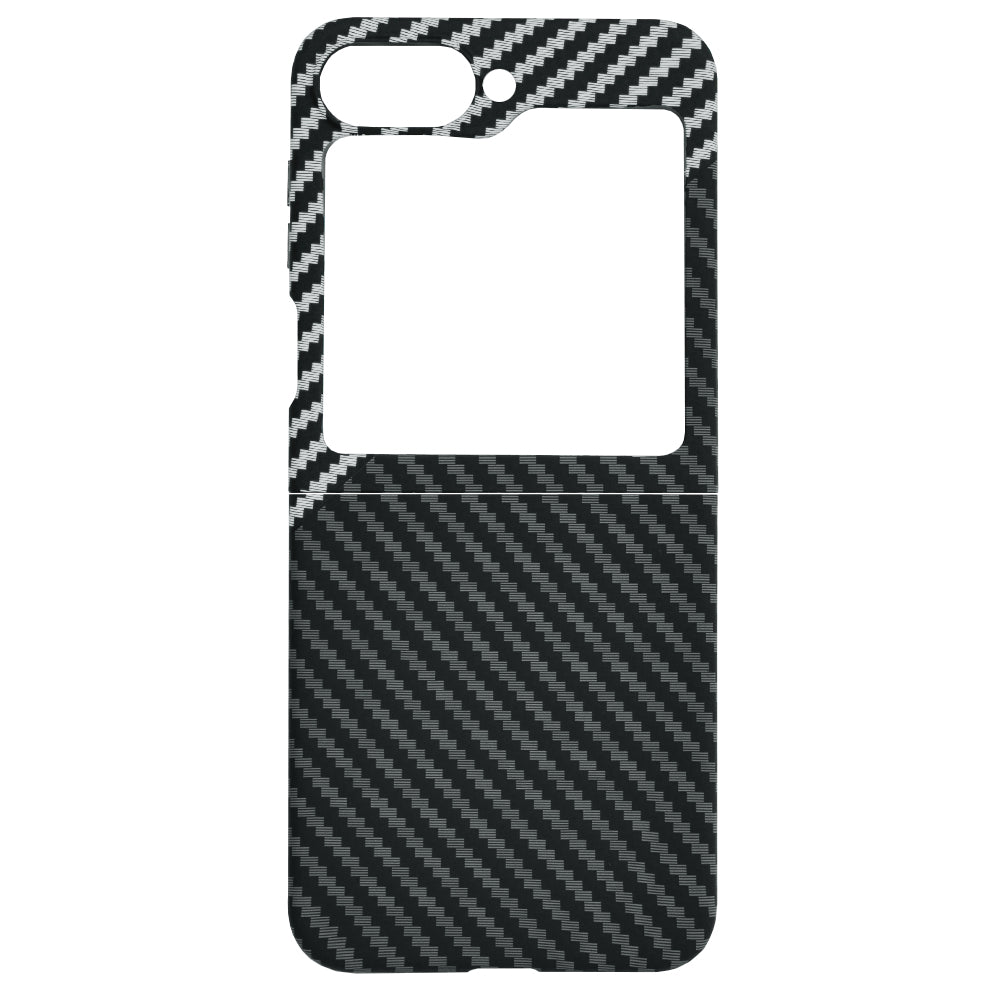 Techsuit - Carbonite FiberShell - Galaxy Z Flip6 / Flip7 FE - Stealth Gray
