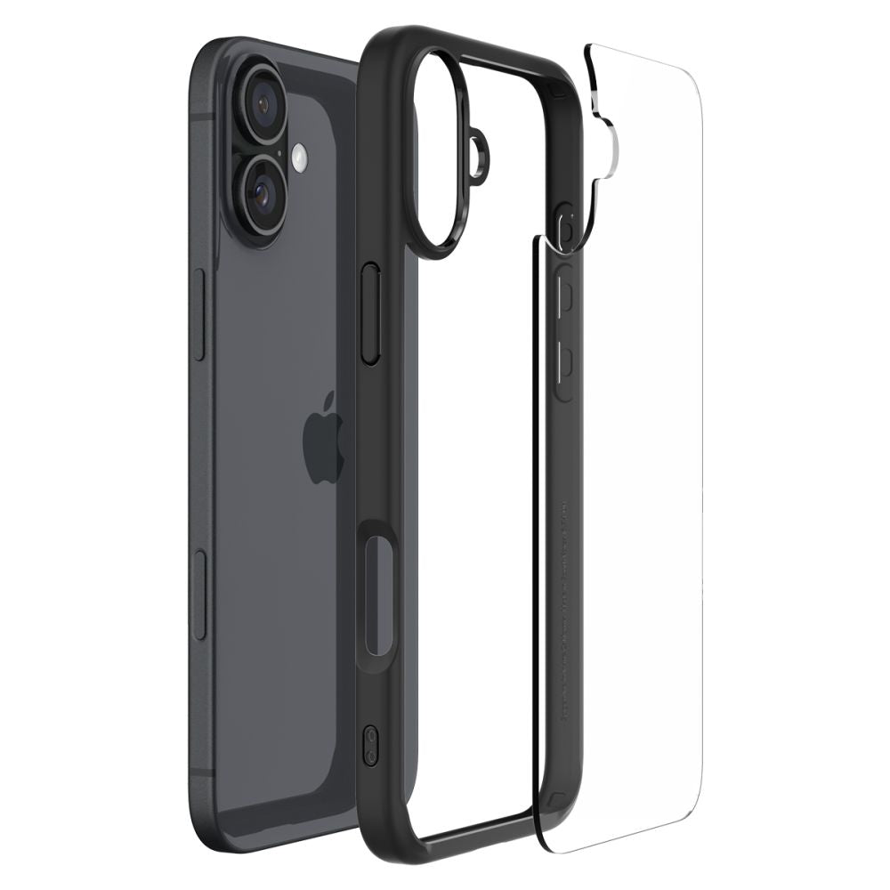 Spigen Ultra Hybrid Iphone 16 Case - Matte Black