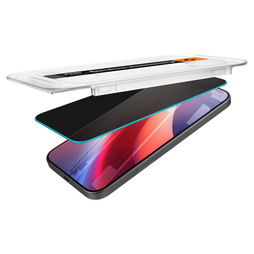 Spigen - (2 pack) Glas.tR EZ-FIT (AGL07908) - iPhone 16 Pro Max / iPhone 17 Pro Max - Privacy