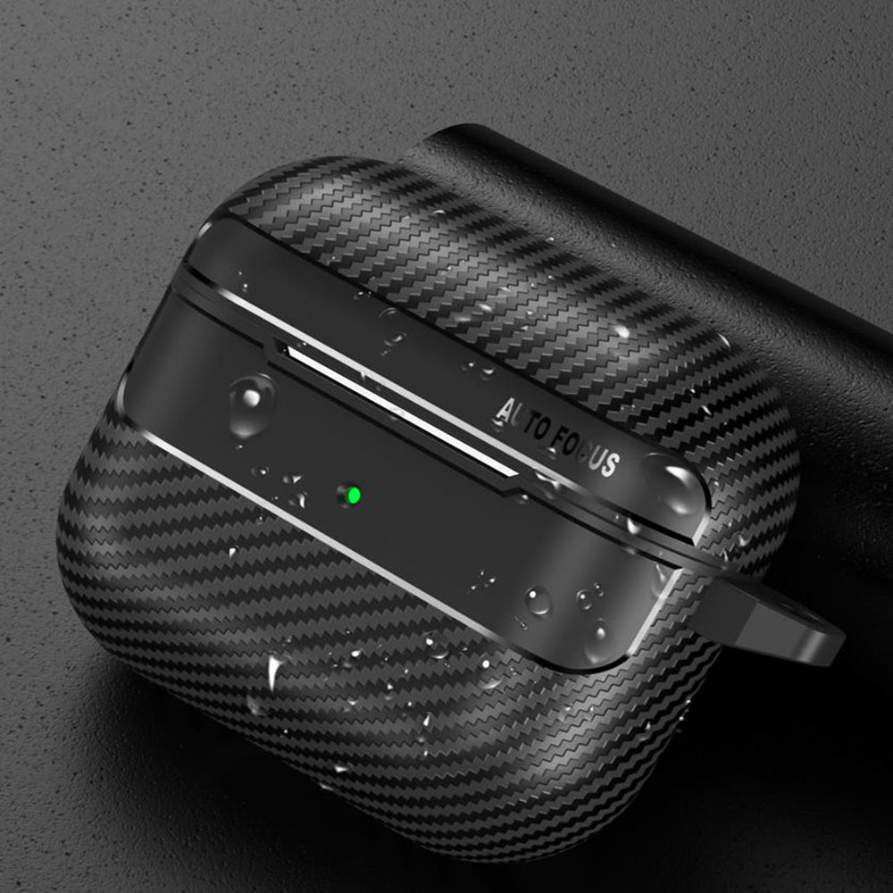 Techsuit - CarbonFiber - for AirPods 3 - Black