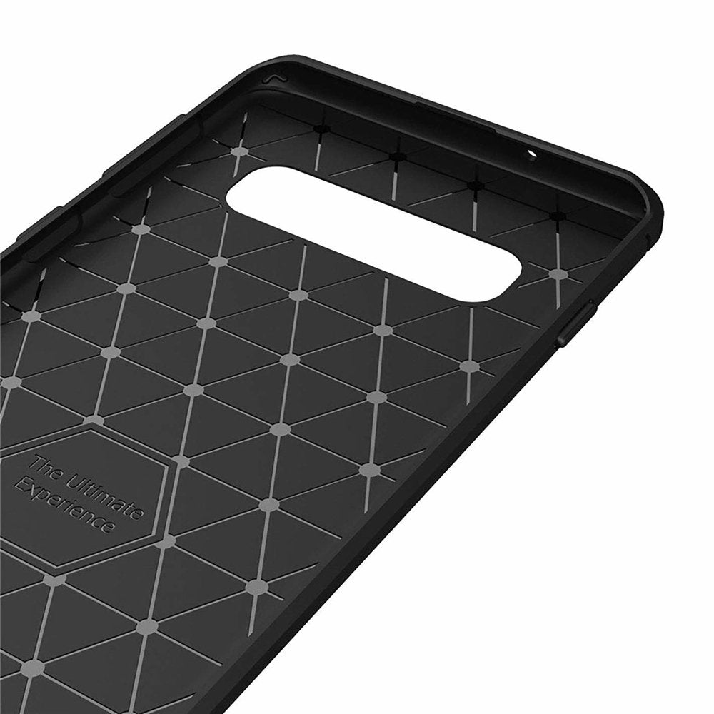 Techsuit - Carbon Silicone - Galaxy S10 - Black